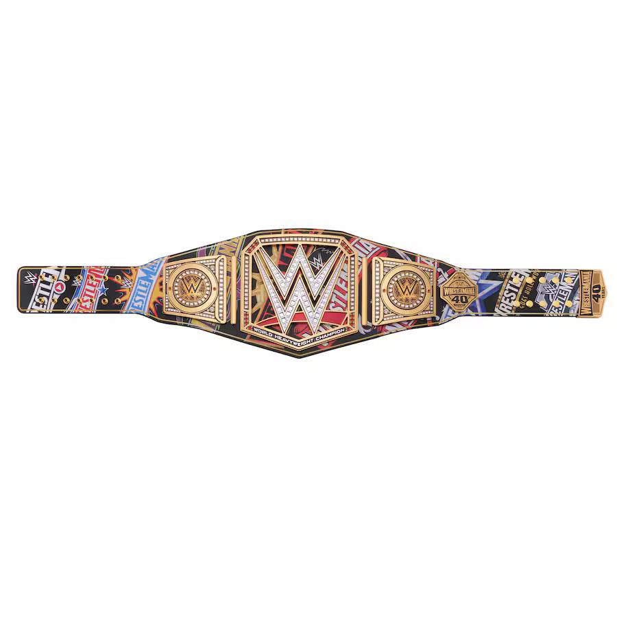 WWE Modern Era 40 Years Of WrestleMania Inspired Title Belt - 7 | Dash Racegear