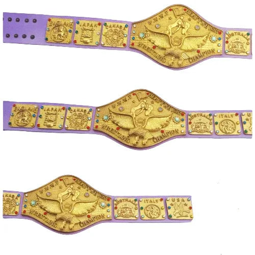 WWWF Bob Backlund Heavyweight Title Wrestling Champion Belt - 1 | Dash Racegear