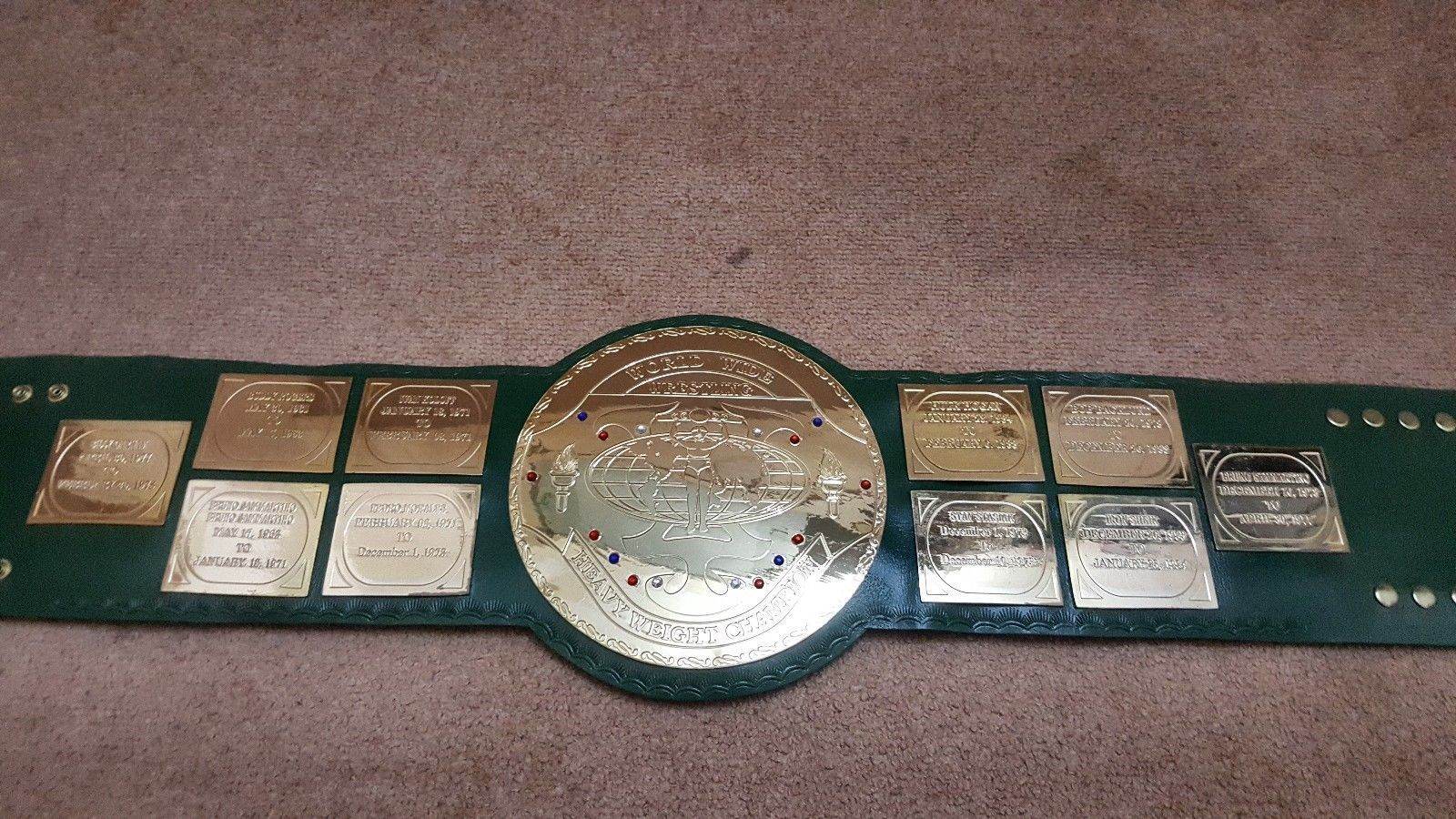 WWF Big Green World Heavyweight Wrestling Champion Title Belt - 5 | Dash Racegear