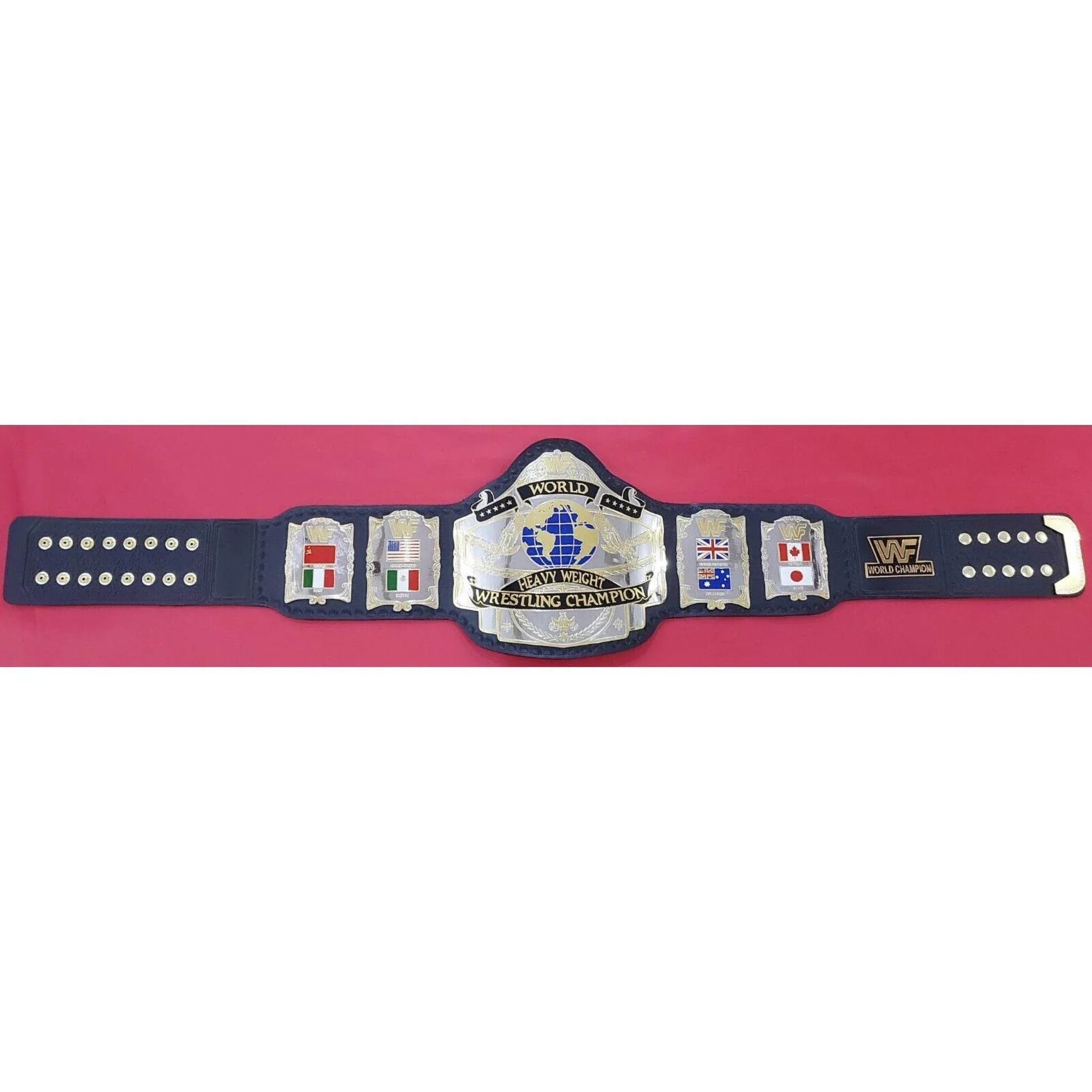 WWF Hulk Hogan 86 Wrestling Championship Inspired Title Belt - 4 | Dash Racegear