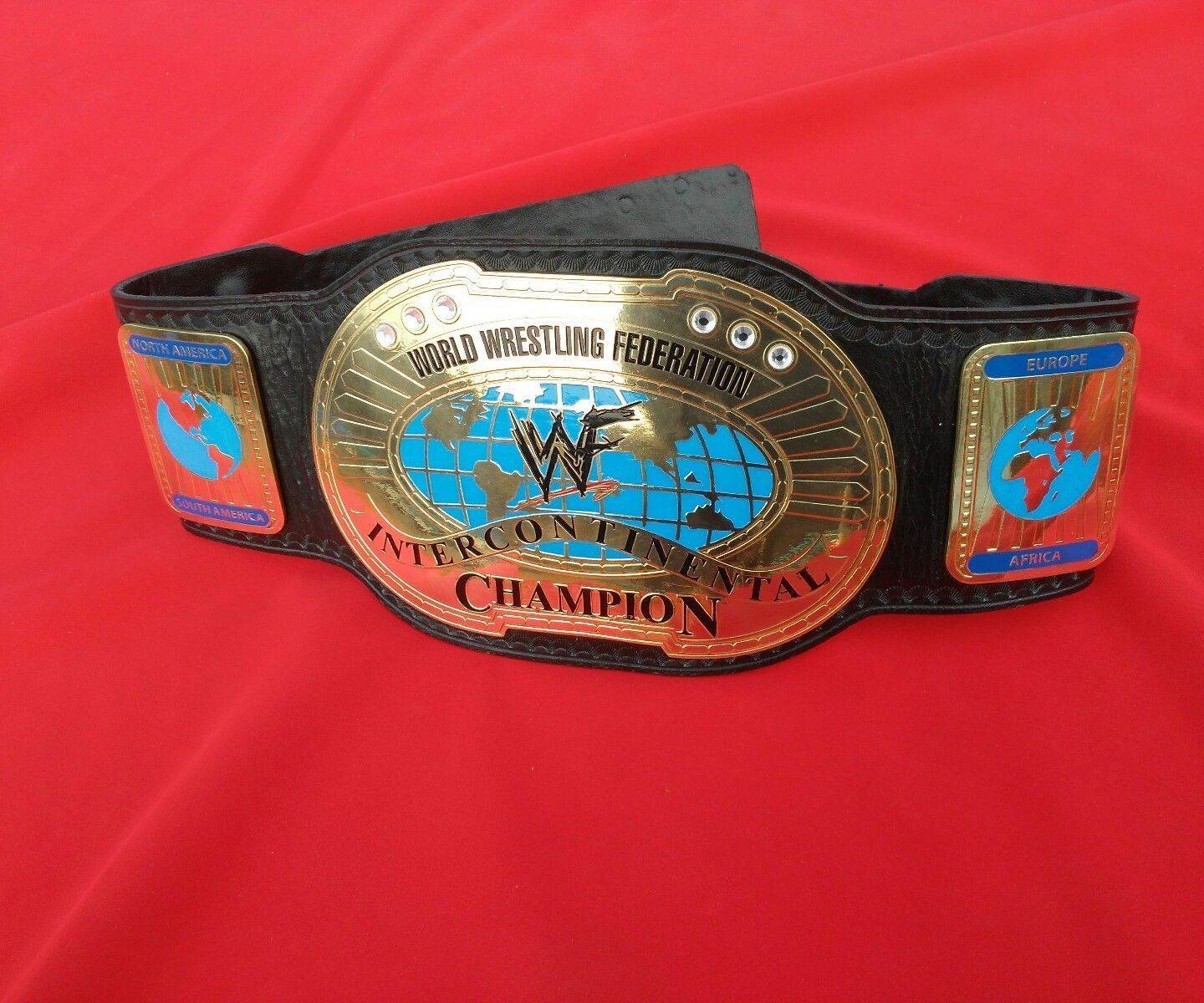 WWF Oval IC Intercontinental Championship Leather Belt - 2 | Dash Racegear