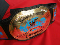 WWF Oval IC Intercontinental Championship Leather Belt - 3 | Dash Racegear