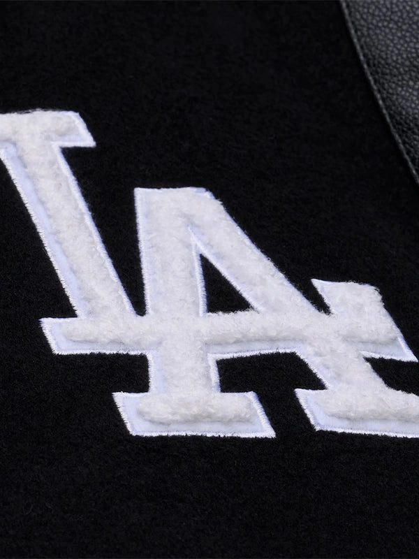 Los Angeles Dodgers Walk the Tunnel Varsity Jacket Varsity Jacket unisex detail view 3 | Dash Racegear — Iconic Dodgers Walk the Tunnel Varsity Jacket – Limited 2025 Edition