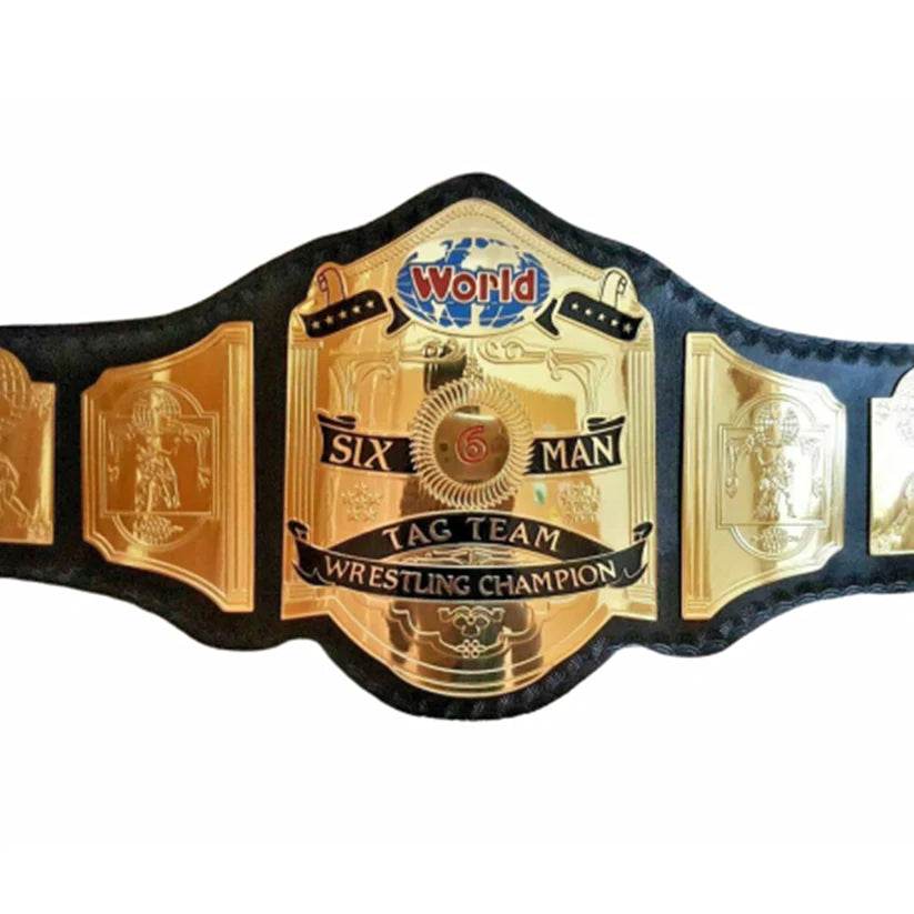 Wcw World 6 Six Man Tag Team Wrestling Championship Belt - 1 | Dash Racegear