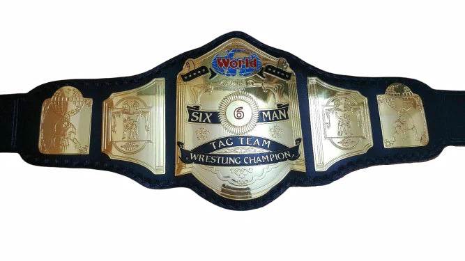 Wcw World 6 Six Man Tag Team Wrestling Championship Belt - 2 | Dash Racegear