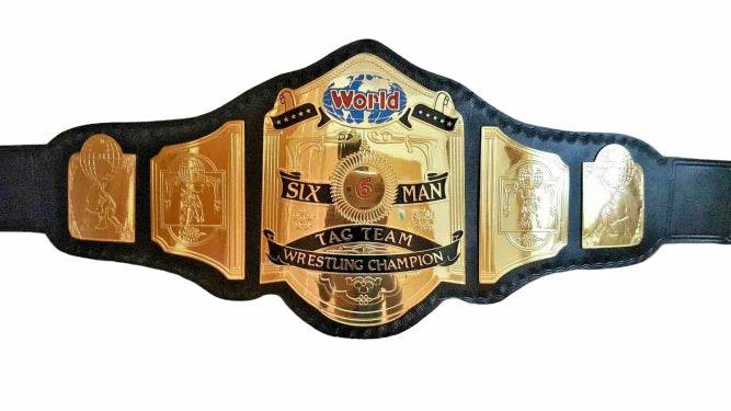 Wcw World 6 Six Man Tag Team Wrestling Championship Belt - 3 | Dash Racegear