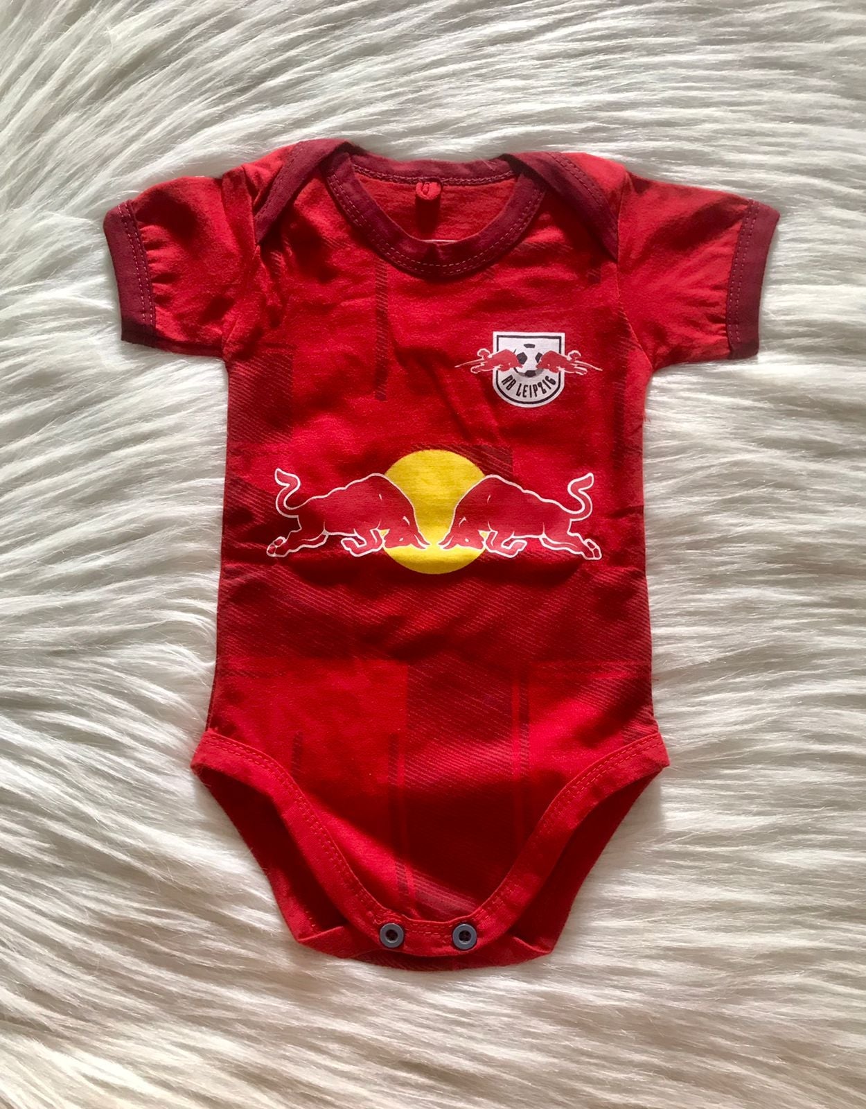 Red Bull Leipzig 1st Home Baby Jersey Romper - baby romper image 1