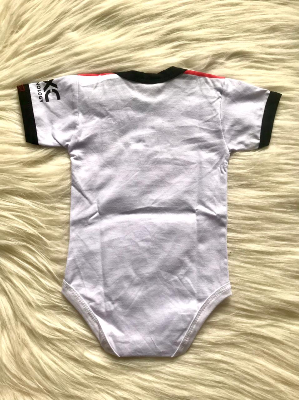 Manchester United Away soccer baby romper 100% cotton season 22/23 - baby romper image 2