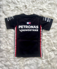 F1 Mercedes baby Racing Shirt Hamilton 44 jersey 100% cotton - baby & toddler shirt image 2
