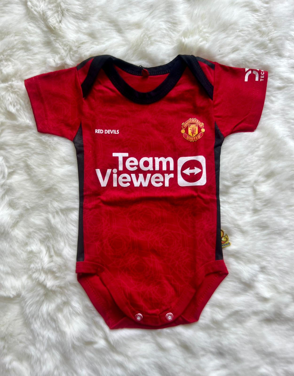 Baby Rompers Manchester United soccer jersey - baby romper image 1