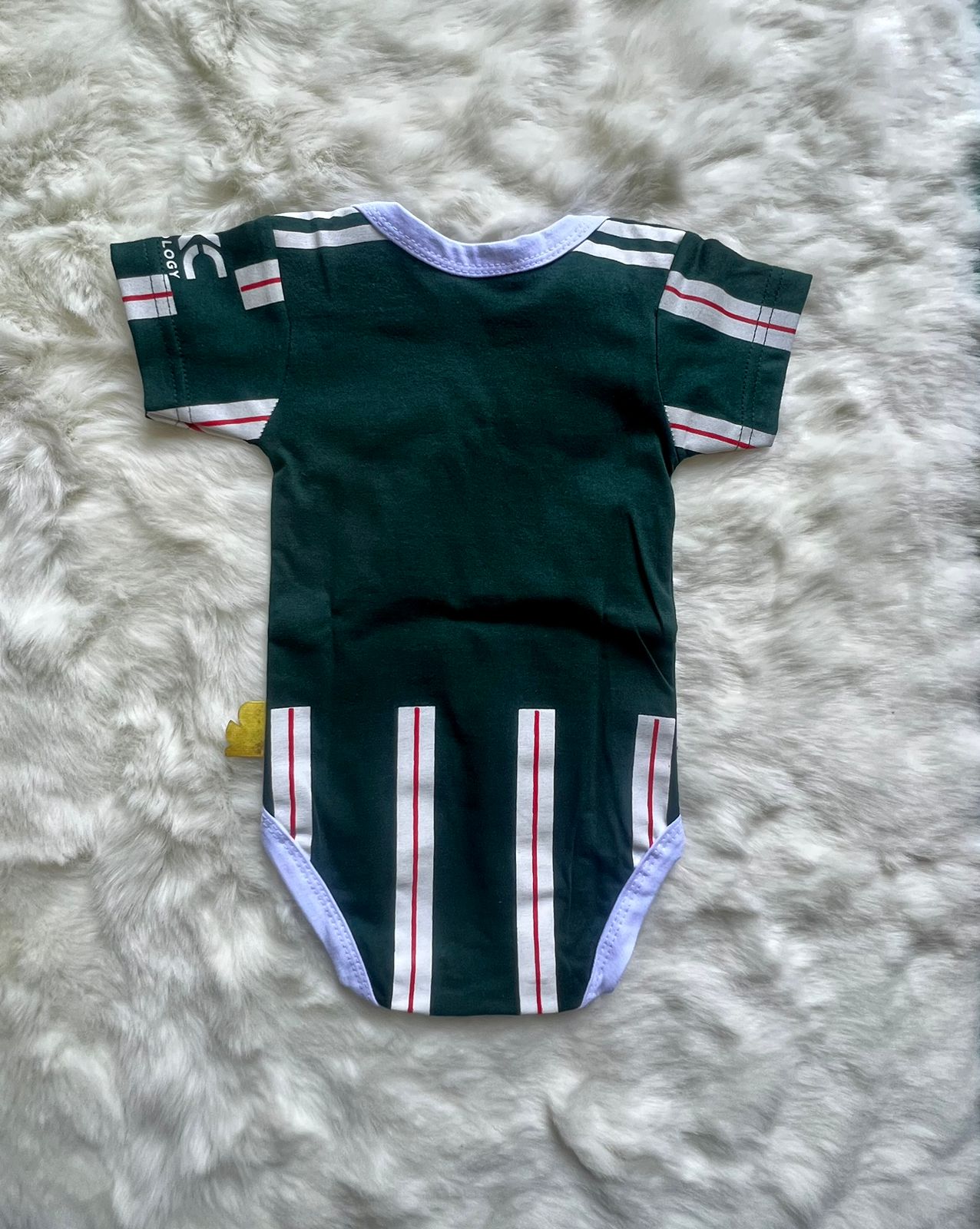 Baby Bodysuit Manchester United Away Soccer Jersey - baby romper image 2