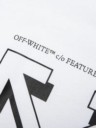 FEATURE x Off-White c/o Virgil Abloh T-Shirt Shirt unisex detail view 3 | Dash Racegear — White Anniversary Skate T-shirt crafted for effortless casual wear with signature FEATURE x Off-White styling.