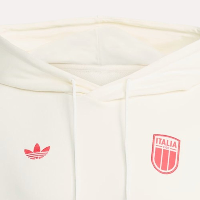 Womens Euro 2025 Adidas Italy Hoodie Hoodie unisex detail view 4 | Dash Racegear — italy national team hoodie adidas euro 2025