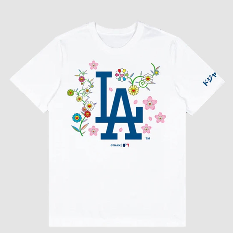 Takashi Murakami x Dodgers T-shirt Shirt unisex detail view 3 | Dash Racegear — Takashi Murakami LA Dodgers T-shirt – Creative Team Apparel