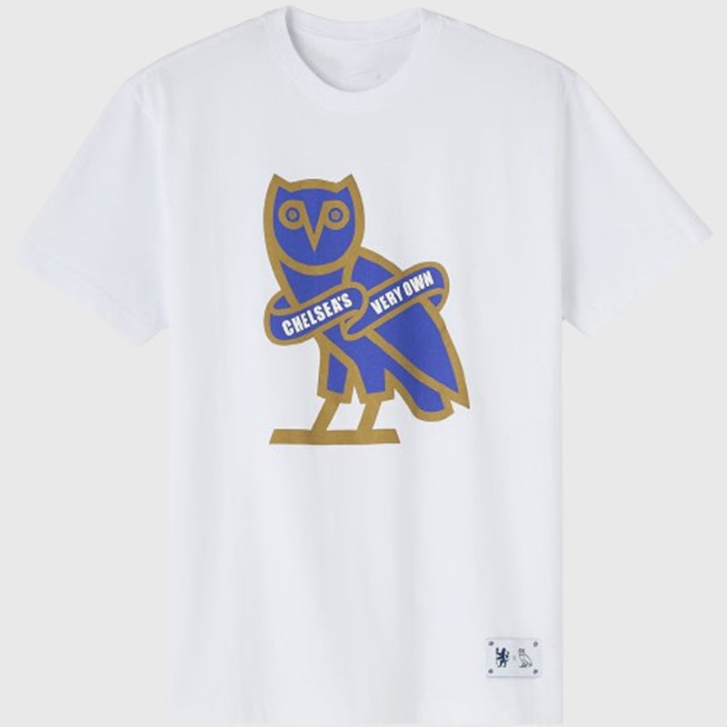 OVO x Chelsea FC Icon T-Shirt Shirt unisex detail view 6 | Dash Racegear — Limited-edition Chelsea FC Icon shirt by OVO with standout graphics