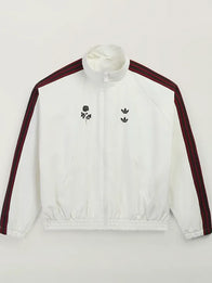 Adidas x Willy Chavarria Woven Jacket Jacket unisex front product view | Dash Racegear — Unisex 2026 Adidas x Willy Chavarria white woven track jacket, clean sporty layer for modern streetwear style.