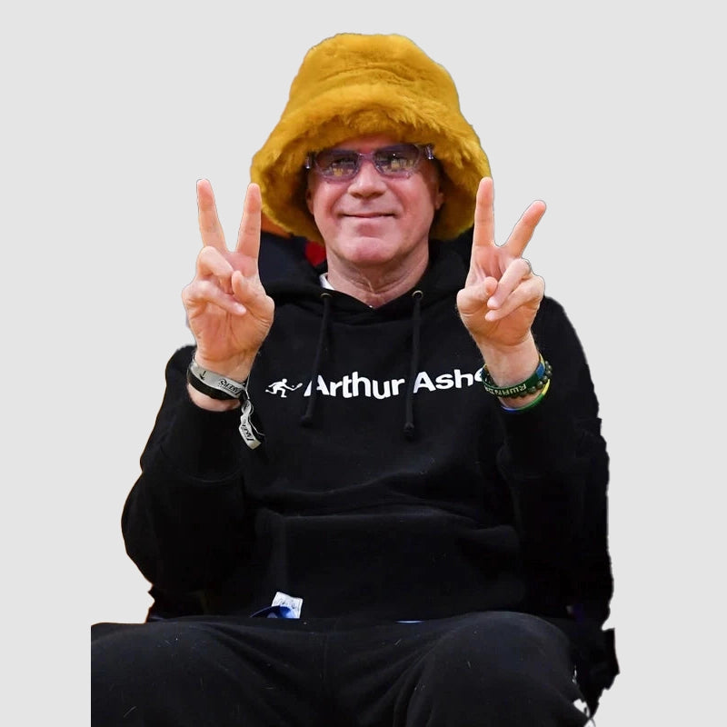 Will Ferrell Arthur Ashe Hoodie Hoodie unisex detail view 6 | Dash Racegear — Will Ferrell Arthur Ashe Hoodie – Casual, Comfortable, and Full of Character