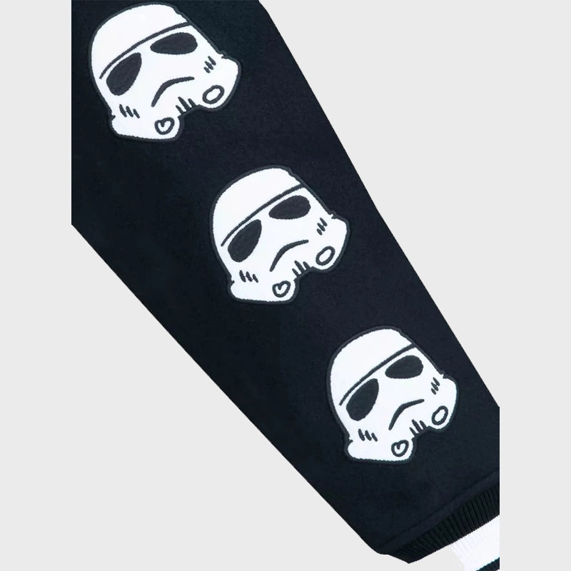 Star Wars Varsity Jacket Varsity Jacket unisex detail view 3 | Dash Racegear — Vintage-Inspired Star Wars Varsity Jacket – Unique & Stylish