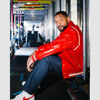 Will Smith Summertime Ball 2025 Red Varsity Jacket Varsity Jacket unisex detail view 3 | Dash Racegear — Summertime Ball varsity jacket in red worn by Will Smith