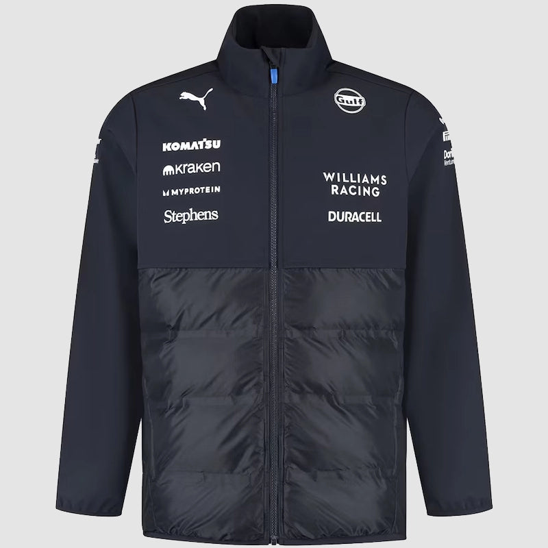 Williams Racing Team 2025 Hybrid Jacket Jacket unisex detail view 2 | Dash Racegear — 2025 Hybrid Racing Jacket – Williams Formula One Team