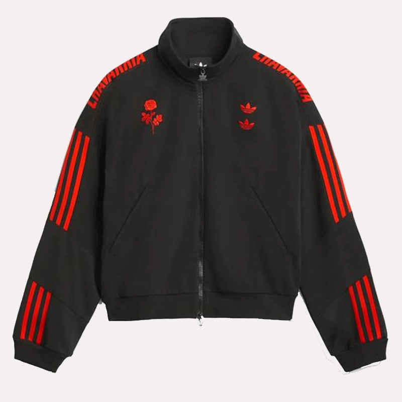 Adidas x Willy Chavarria 2025 Black Track Jacket Jacket unisex front product view | Dash Racegear — Willy Chavarria Jacket – Adidas Collab Track Style