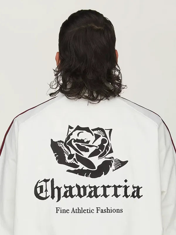 Adidas x Willy Chavarria Woven Jacket Jacket unisex detail view 4 | Dash Racegear — Unisex Adidas x Willy Chavarria white woven jacket 2026, minimal track style for casual outfits.
