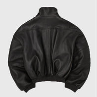 Willy Chavarria Ruff Rider Leather Jacket Leather Jacket unisex detail view 2 | Dash Racegear — Ruff Rider leather jacket by Willy Chavarria for edgy fashion lovers