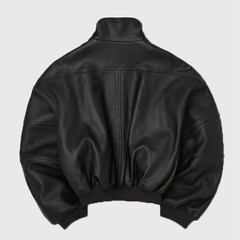 Willy Chavarria Ruff Rider Leather Jacket Leather Jacket unisex detail view 2 | Dash Racegear — Ruff Rider leather jacket by Willy Chavarria for edgy fashion lovers