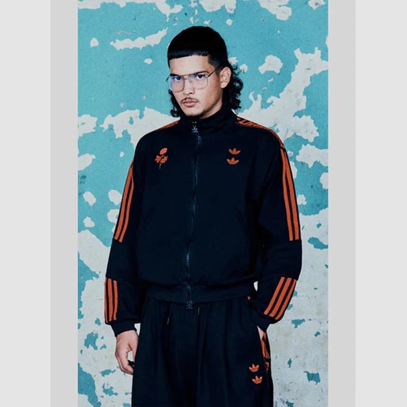 Adidas x Willy Chavarria Track Jacket Jacket unisex detail view 3 | Dash Racegear — This collaboration track jacket from Adidas and Willy Chavarria brings elevated style to sporty layers.