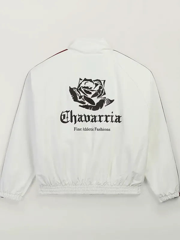 Adidas x Willy Chavarria Woven Jacket Jacket unisex detail view 2 | Dash Racegear — Adidas x Willy Chavarria 2026 white track jacket, lightweight woven design for everyday casual wear.
