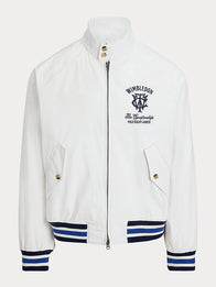 Polo Ralph Lauren x Wimbledon 2026 Twill Jacket Jacket unisex detail view 3 | Dash Racegear — Polo Ralph Lauren x Wimbledon Championships 2026 White Twill Jacket with a refined unisex fit and timeless style.