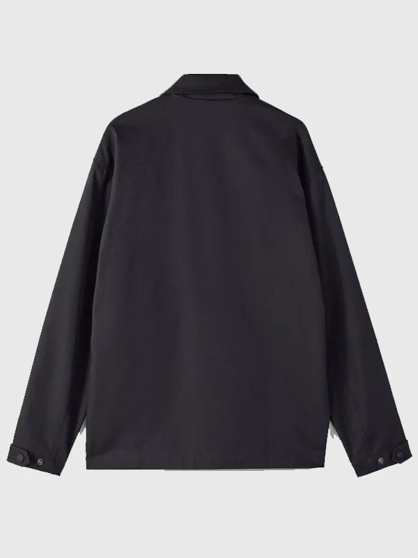 Adidas Wingrove II SPZL Jacket Jacket unisex detail view 2 | Dash Racegear — Adidas Spezial Wingrove II 2026 black jacket, hooded design with pockets for everyday urban wear.