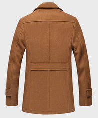 Mens Winter Wool Coat Jacket men detail view 3 | Dash Racegear — Mens Fashion Winter Wool Coat