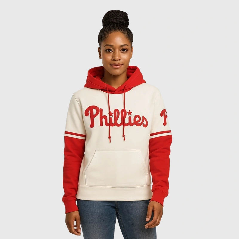 Phillies Karen Hoodie Hoodie unisex front product view | Dash Racegear — Phillies Karen hoodie for baseball fans