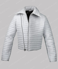 Women White Puffer Jacket Puffer Jacket women detail view 2 | Dash Racegear — Women Puffer White Jacket