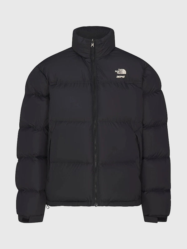 The North Face x Skims 1996 Nuptse Jacket Jacket unisex detail view 4 | Dash Racegear — 1996 Nuptse Black Jacket from The North Face × SKIMS collaboration, perfect for cozy layering and trendy outdoor outfits.