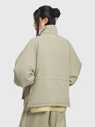 Adidas 3S Padded Jacket Jacket unisex detail view 3 | Dash Racegear — Recreated Adidas premium oversized 3S padded jacket designed with signature 3-Stripes styling and a relaxed fit