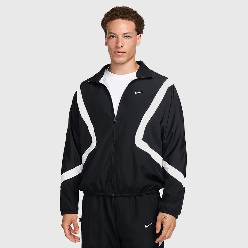 Nike Icon Woven Jacket Jacket unisex front product view | Dash Racegear — Sport-ready Nike Icon Woven Performance Jacket