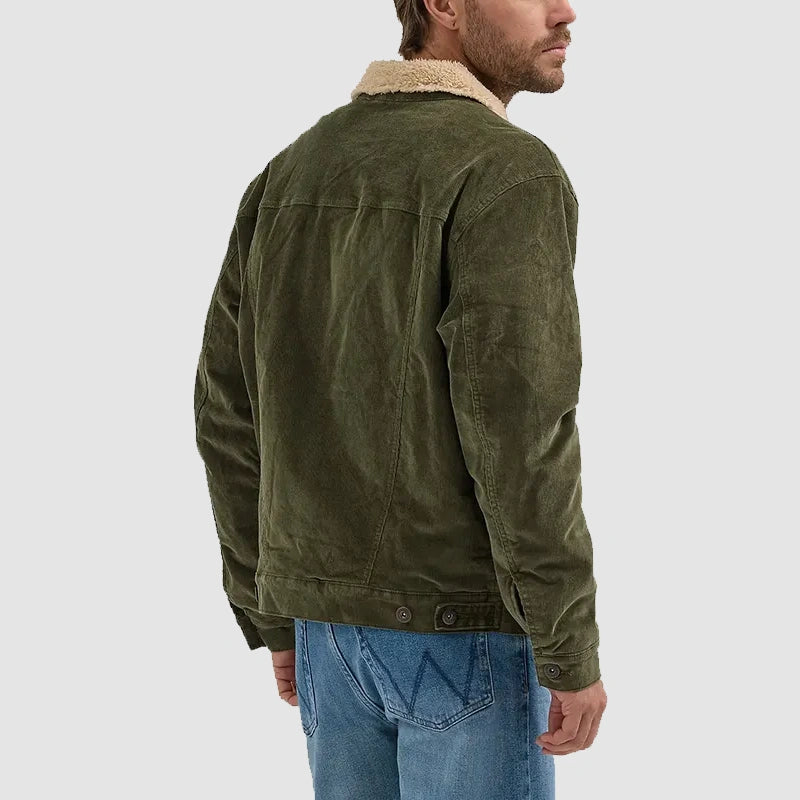 Wrangler Corduroy Trucker Jacket Jacket unisex detail view 2 | Dash Racegear — Corduroy Wrangler Jacket – Rugged Trucker Style