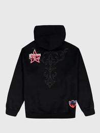 Wrangler x Avirex Hoodie Hoodie unisex detail view 2 | Dash Racegear — 2026 black Wrangler x Avirex hoodie with bold branding and cozy feel, perfect for modern streetwear lovers.