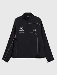 Y-3 x Mercedes-AMG F1 Track Jacket Jacket unisex detail view 2 | Dash Racegear — Y-3 x Mercedes-AMG F1 2026 black track jacket with sleek fit, perfect for motorsport fans and streetwear.