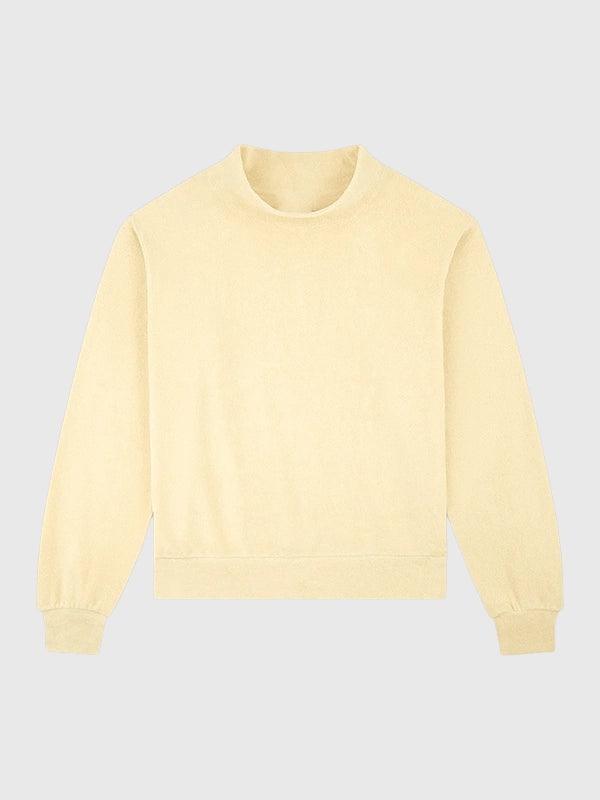 Parke Summerland Towel Terry Mockneck Sweatshirt Sweatshirt unisex front product view | Dash Racegear — Parke 2026 Summerland Collection Towel Terry Classic Mockneck Sweatshirt with soft terry feel and relaxed everyday comfort.