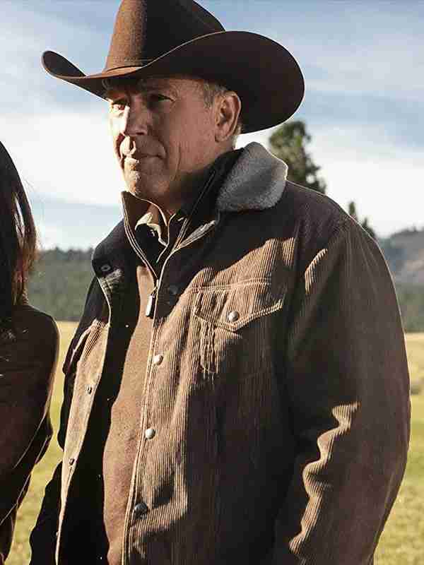 Yellowstone John Dutton Corduroy Jacket Jacket unisex front product view | Dash Racegear — John Dutton Corduroy Jacket