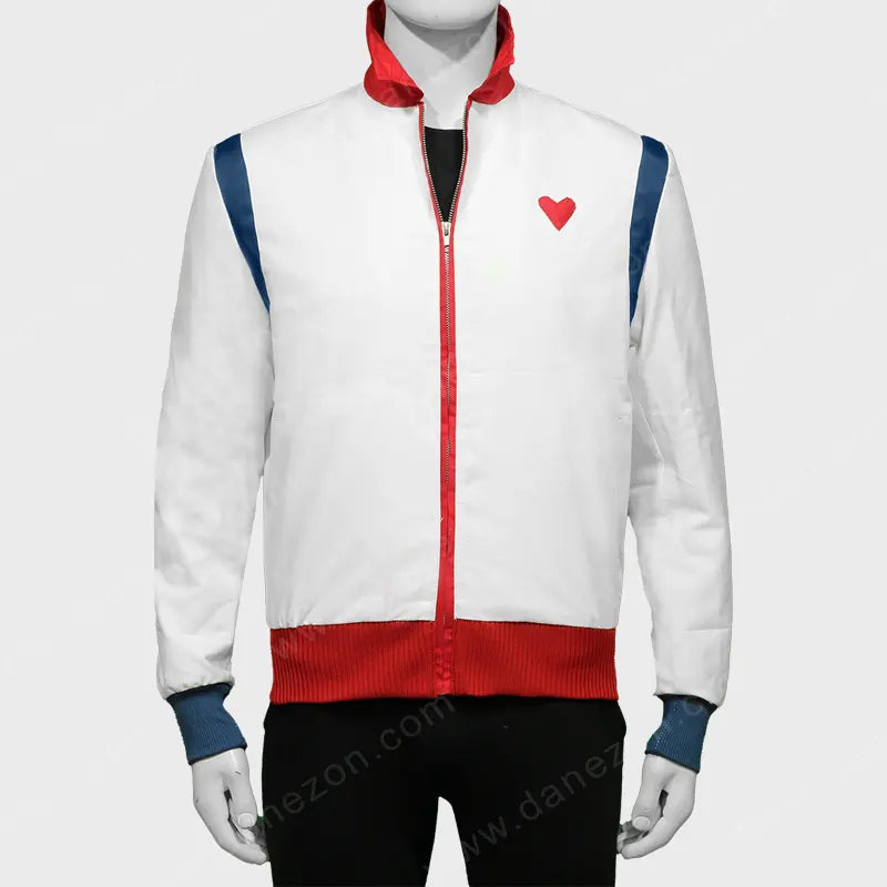 All of Us Are Dead Yoon Gwi Nam White Jacket Jacket unisex front product view | Dash Racegear — Yoon Gwi Nam White Cotton Jacket