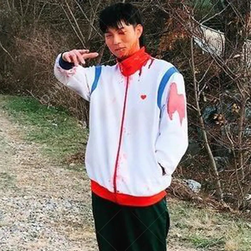 All of Us Are Dead Yoon Gwi Nam White Jacket Jacket unisex detail view 9 | Dash Racegear — All of Us Are Dead In soo Yoo White Jacket for Sale