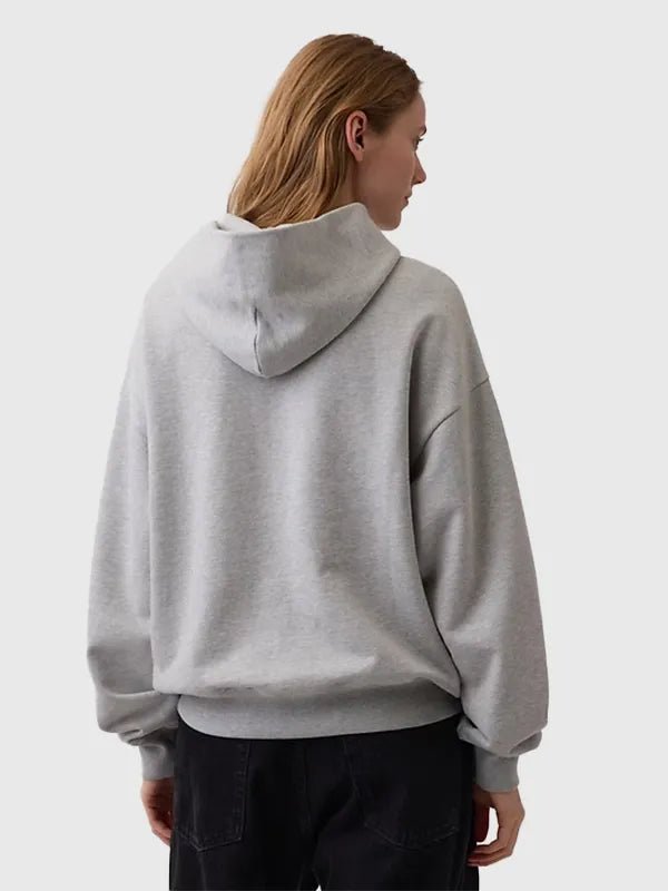 Young Miko Gap Hoodie Hoodie unisex detail view 3 | Dash Racegear — Gap x Young Miko 2026 grey fleece hoodie in unisex fit, soft and ideal for everyday comfort.