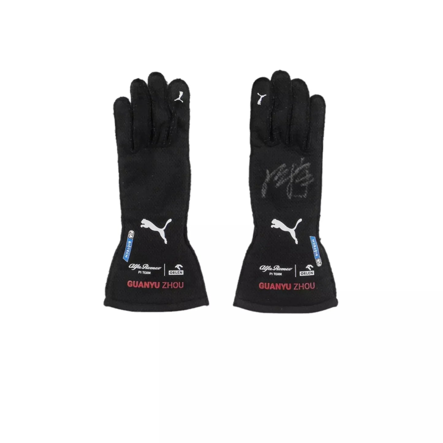 2022 ZHOU GUANYU FORMULA 1 RACE GLOVES - SINGAPORE GP - Medium | DASH RACEGEAR