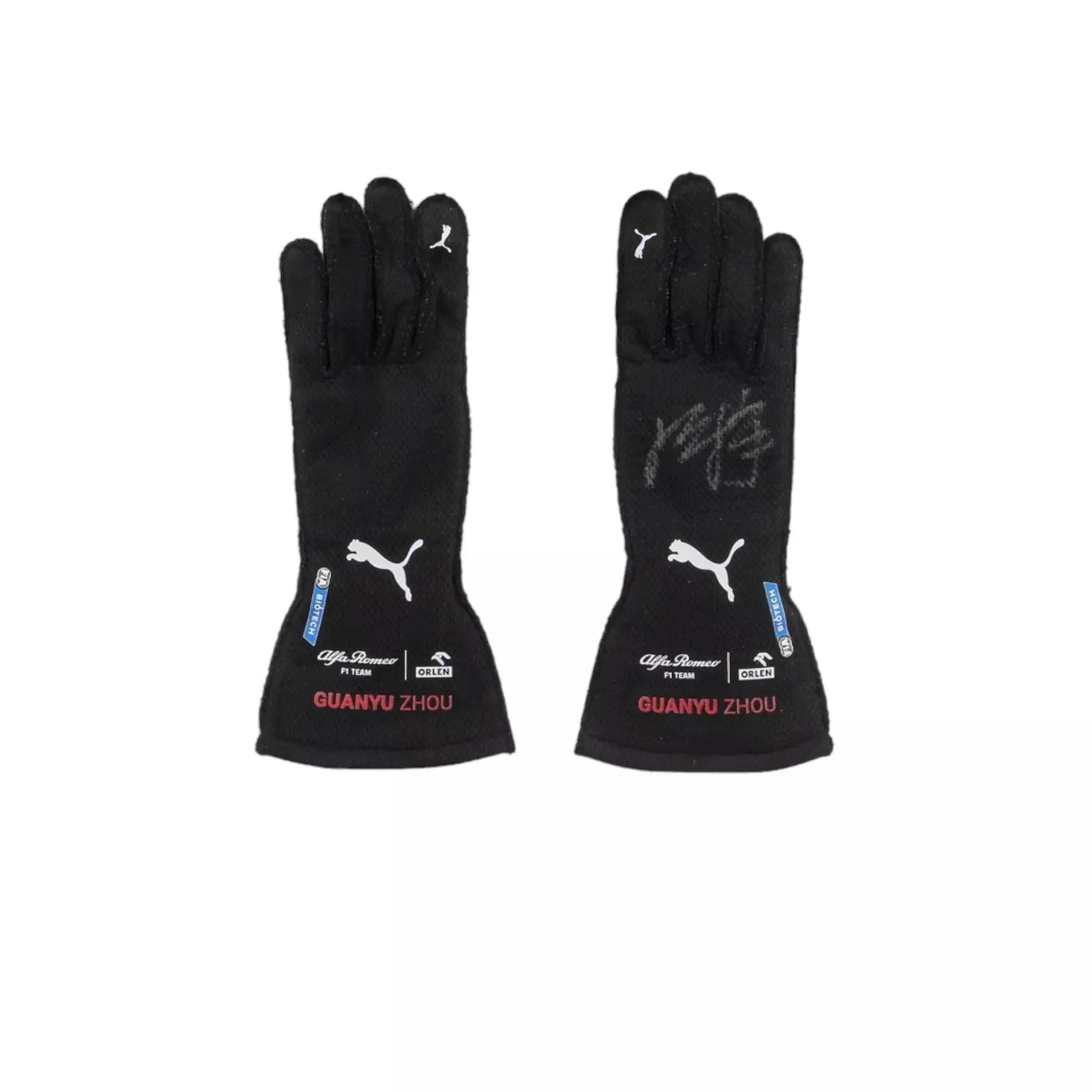 2022 ZHOU GUANYU FORMULA 1 RACE GLOVES - SINGAPORE GP - Medium | DASH RACEGEAR