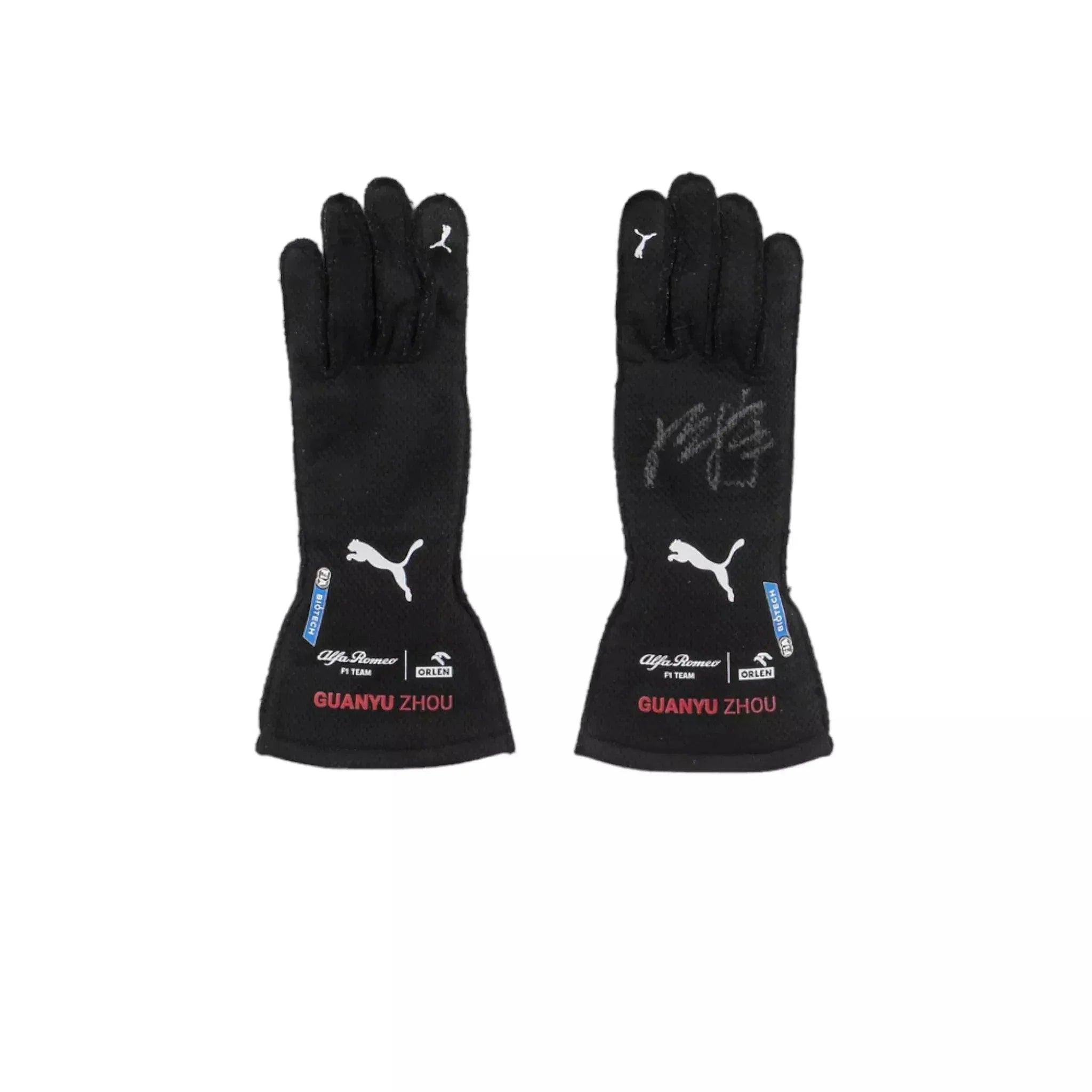 2022 ZHOU GUANYU FORMULA 1 RACE GLOVES - SINGAPORE GP DASH RACEGEAR