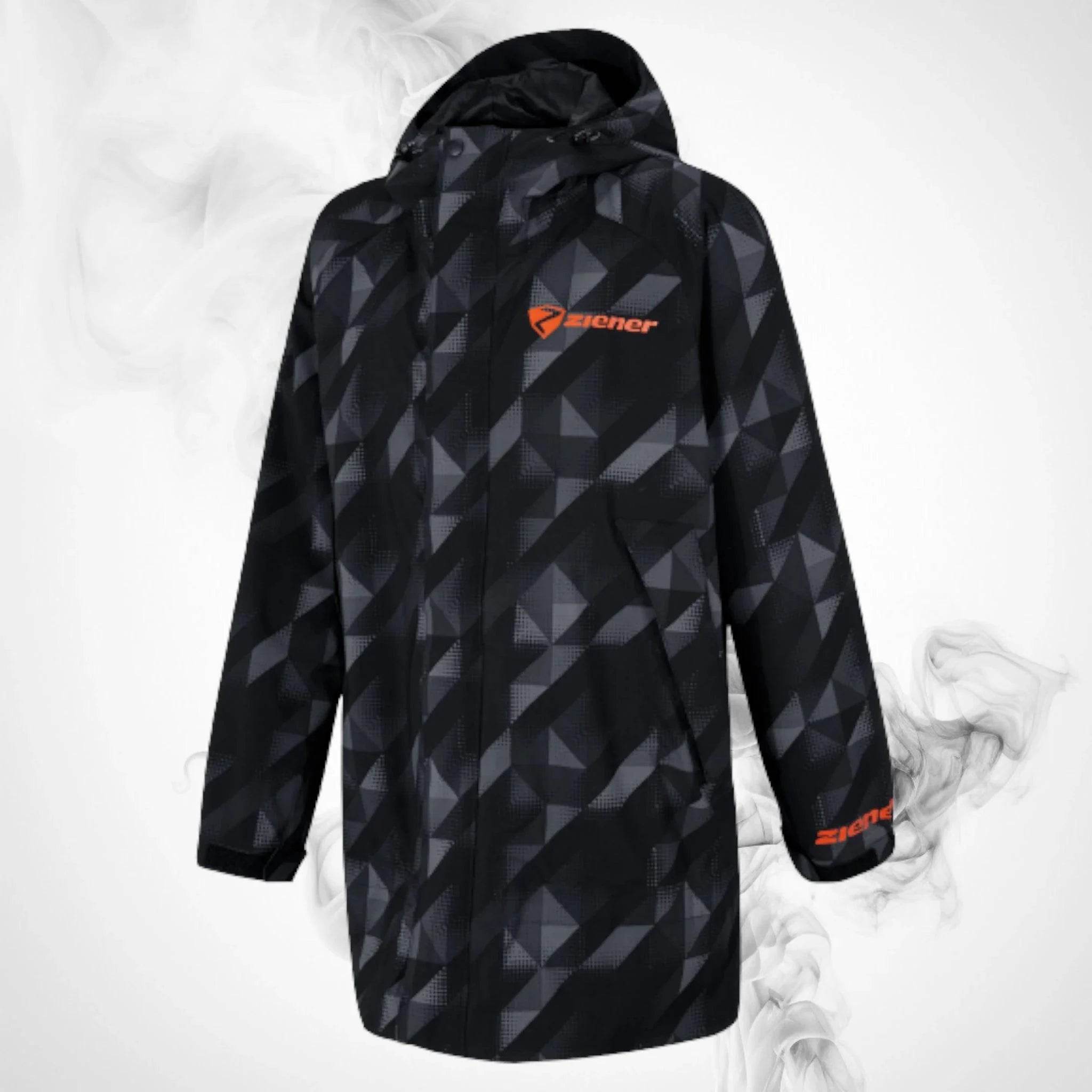 Ski ZIENER RCE Coach Coat Black Print - 2022/23 - Dash Racegear Store